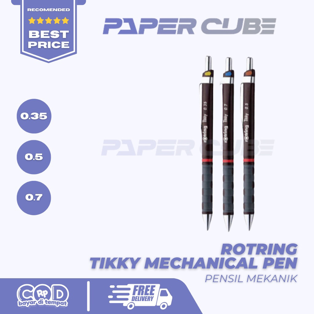 

ROTRING PENCIL ORIGINAL| TIKKY MECHANICAL PENSIL PENCIL GAMBAR TEKNIK PENCIL PARA SUHU
