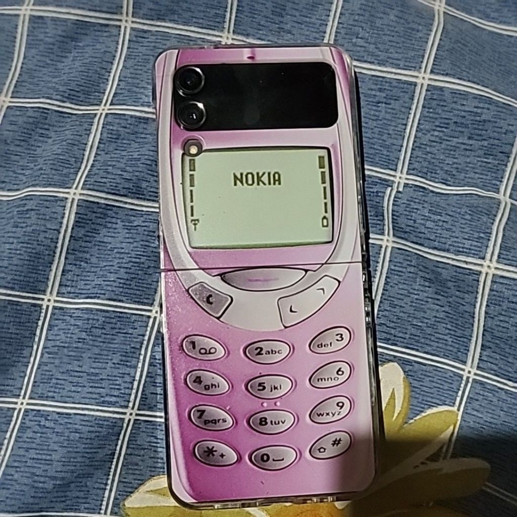 samsung flip 4 minus lcd murah pake banget free case