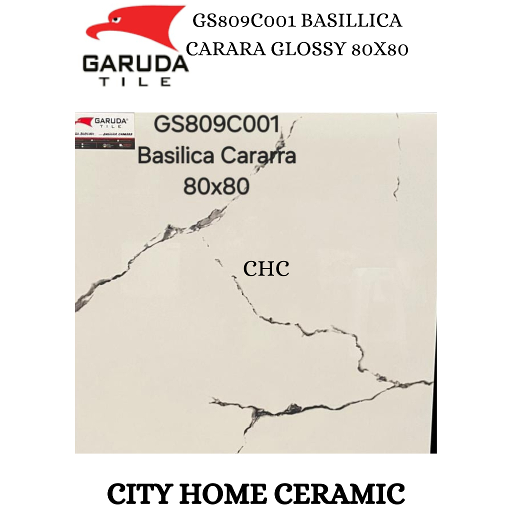 GARUDA BASILLICA CARARRA GS809C001 80X80/GRANIT/GLOSSY/LANTAI