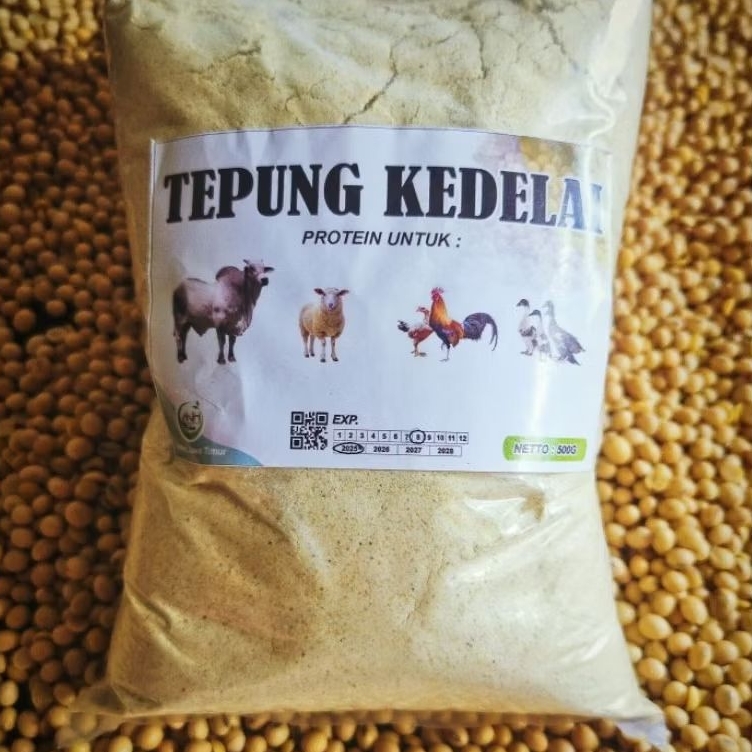 

Tepung kedelai 100% murni. (proses oven)