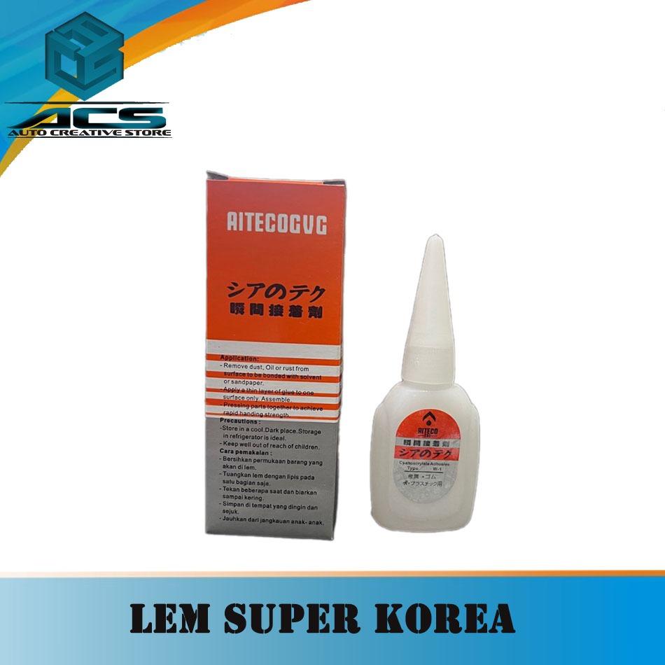 

Lem Super Glue Korea Altecogvg 17 ml