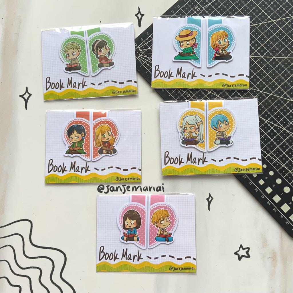 

Shoujo Anime Magnetic Bookmark