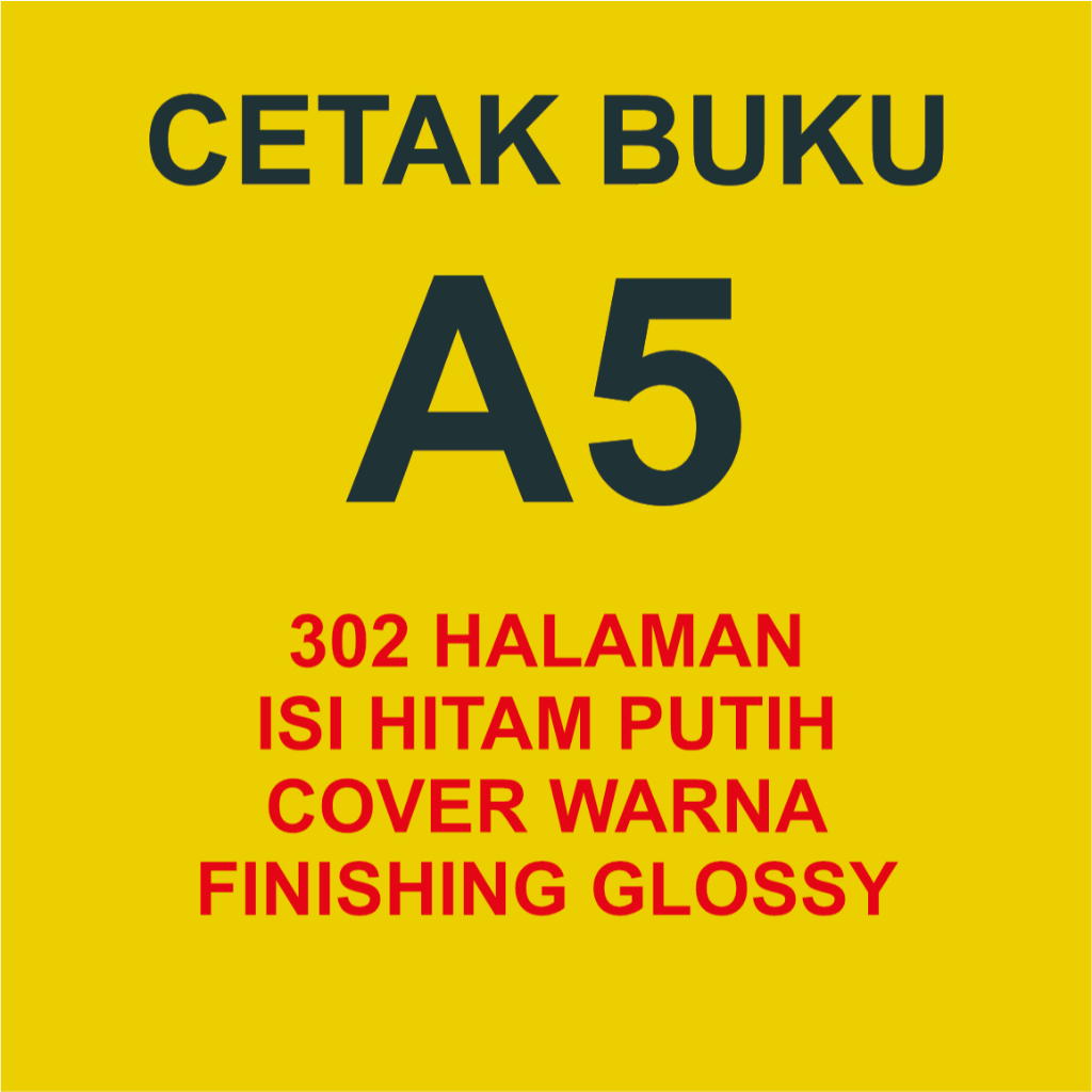 

CETAK BUKU A5 30a HALAMAN FINISHING GLOSSY