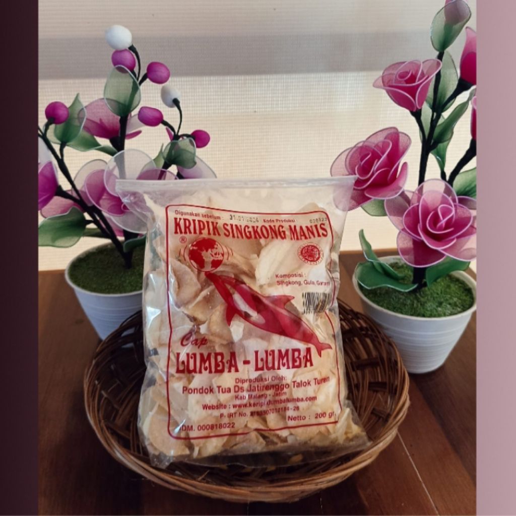 

Keripik Singkong Cap Lumba Lumba Manis & Asin 200gr