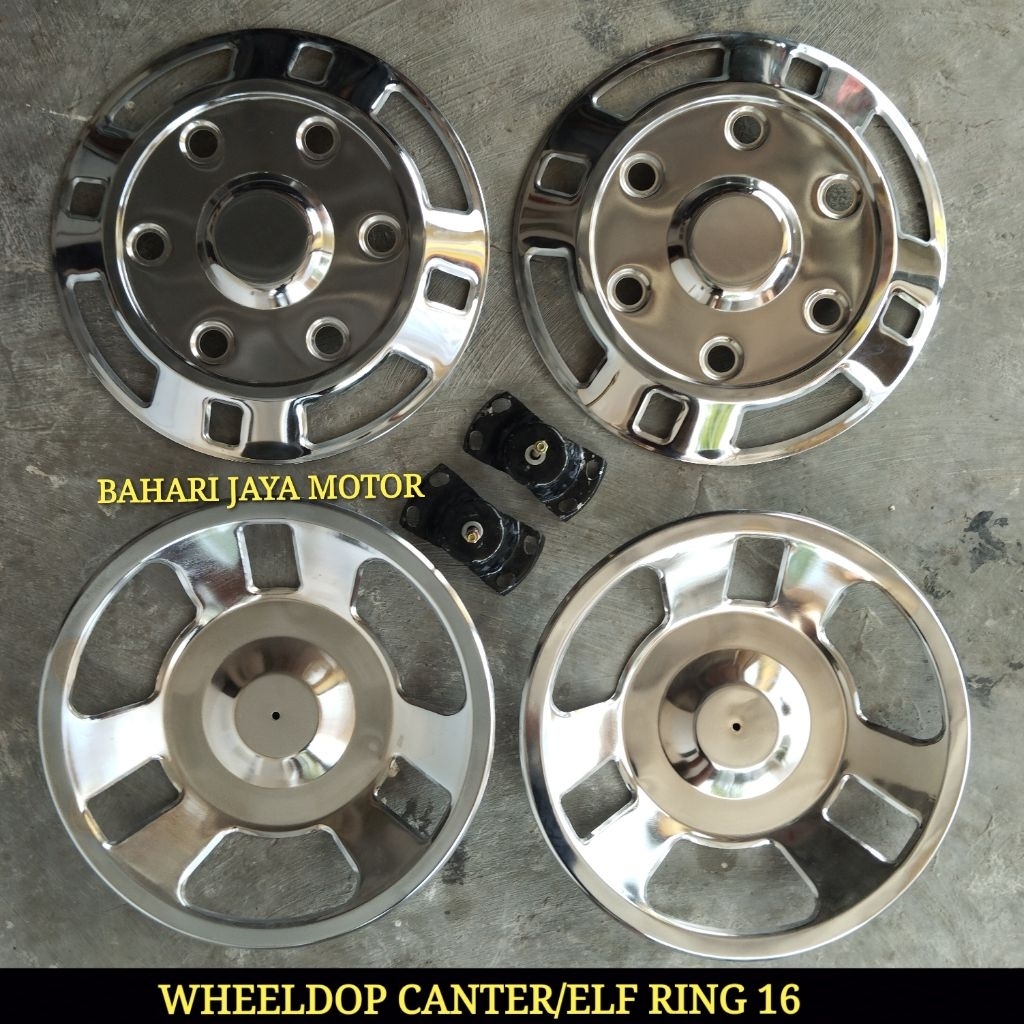 WHEELDOP DEPAN BELAKANG  TRUCK CANTER/ELF RING 16 BAN DOBEL LUBANG BAUT 6