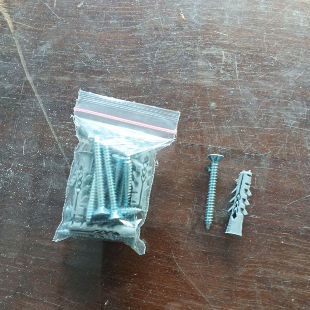 Fisher dan skrup tembok uk S6 kuat dan aman