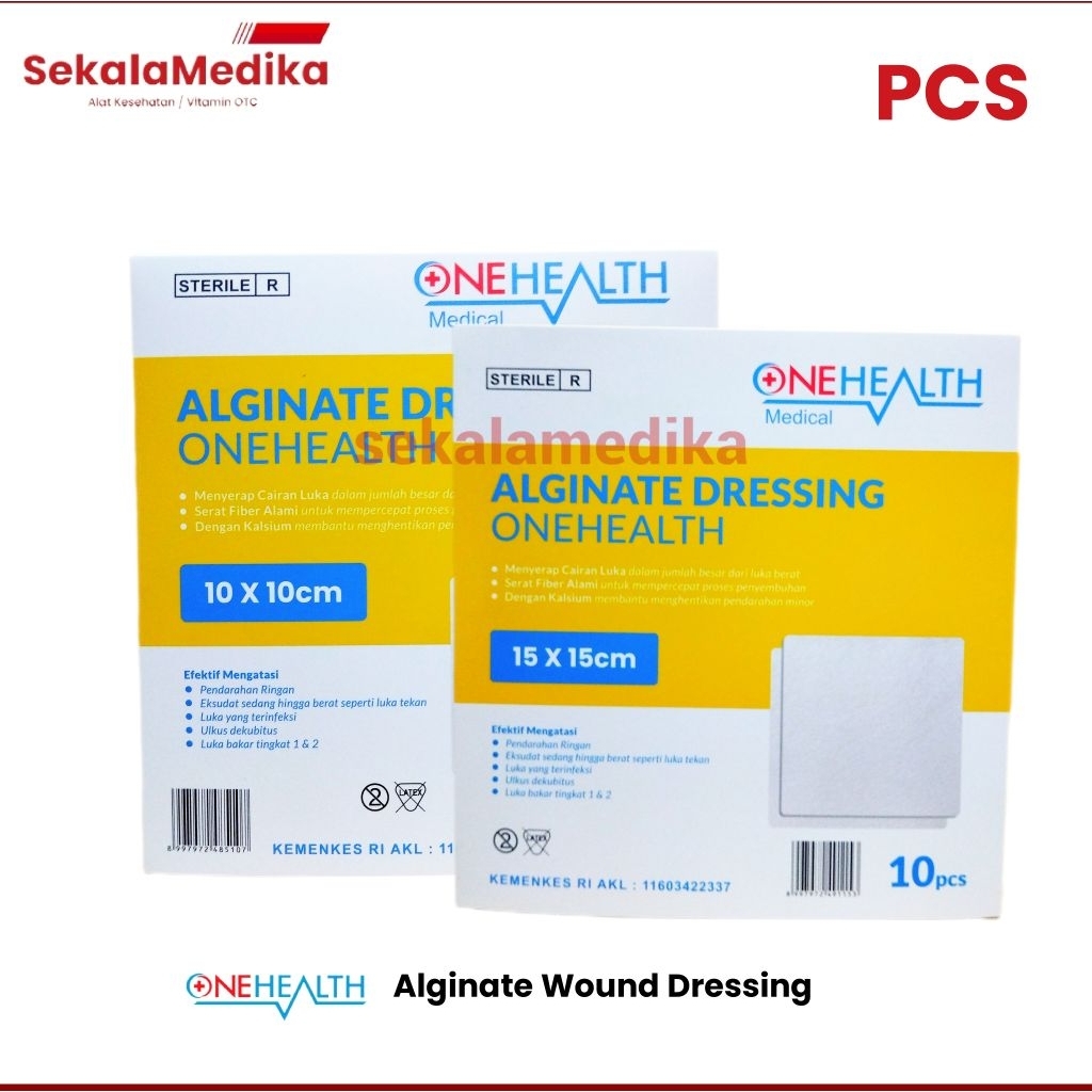 Onehealth Alginate Dressing Calcium Balutan Luka Basah