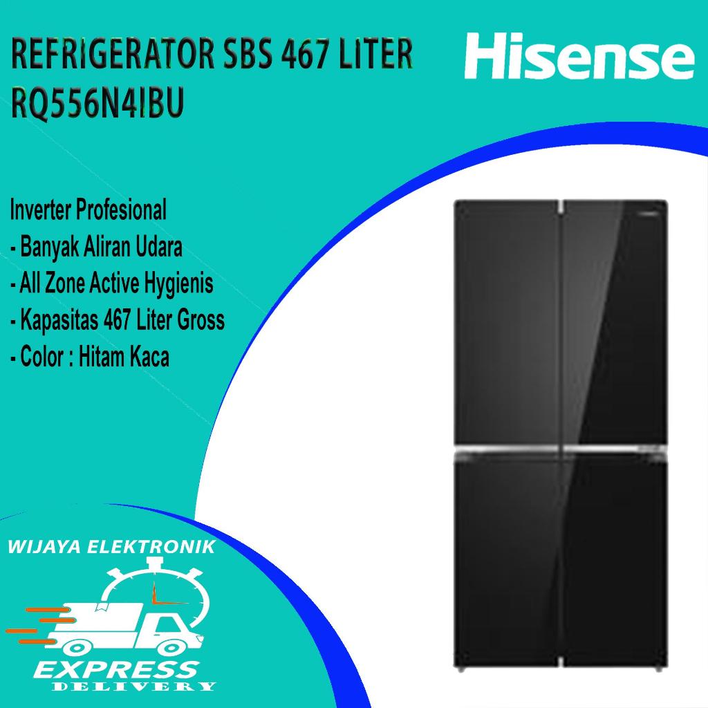 HISENSE RQ556N4IBU KULKAS 4 PINTU 467 LITER - HISENSE RQ 556 N4IBU