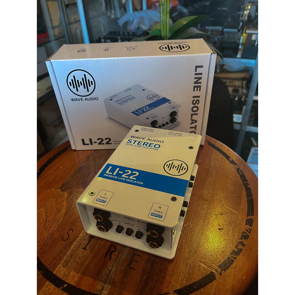 Wave Audio LI22 / LI 22 / LI-22 Passive Dual Stereo Direct Box - Di Box