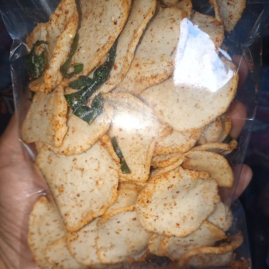 

basreng pedas daun jeruk 70gr