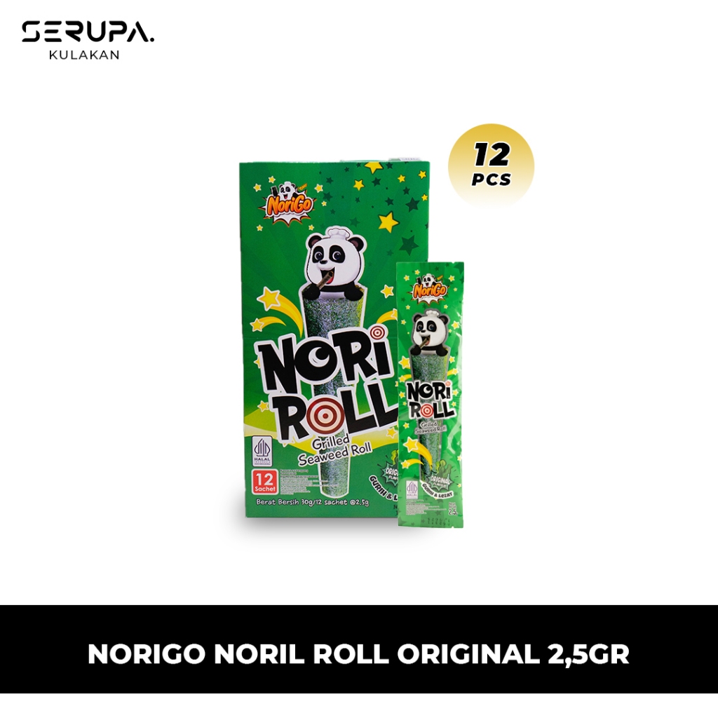 

[BEST SELLER] Norigo Nori Roll – Camilan Rumput Laut Asli Korea, Super Enak!
