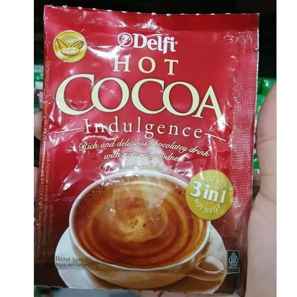 

hot cocoa delfi coklat bubuk 1 sachet