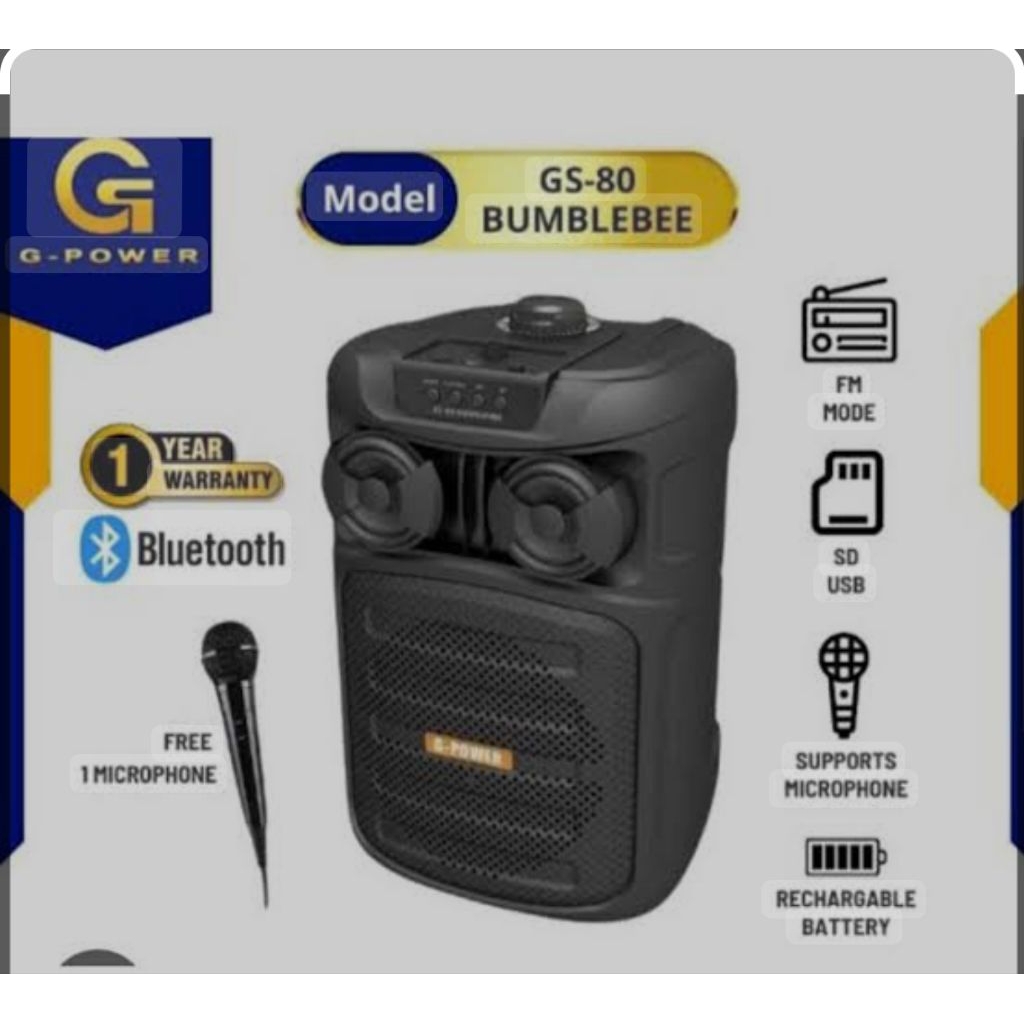 speaker g power gs 80 Camaro / bumblebee