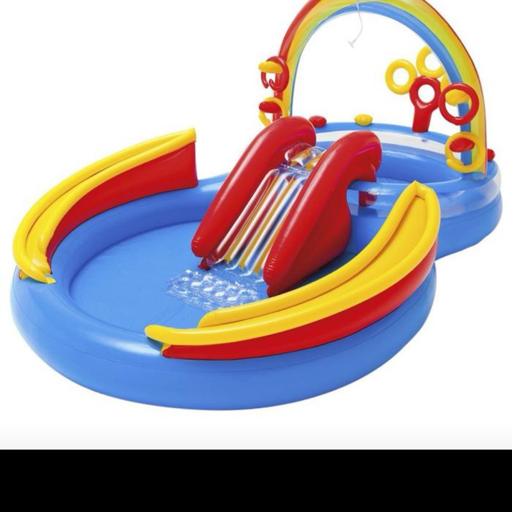 kolam renang anak intex jumbo slide preloved