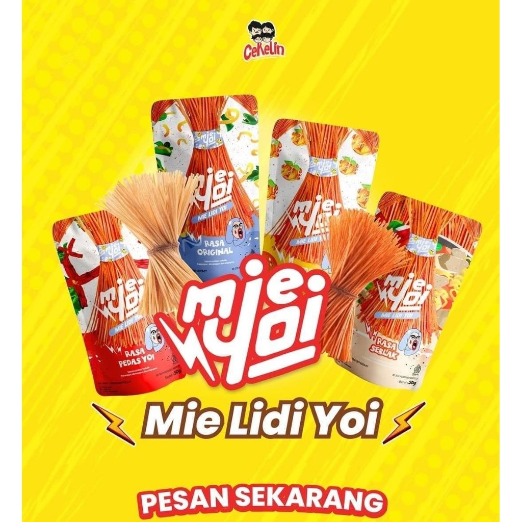 

Cekelin snack MI Lidi all varian