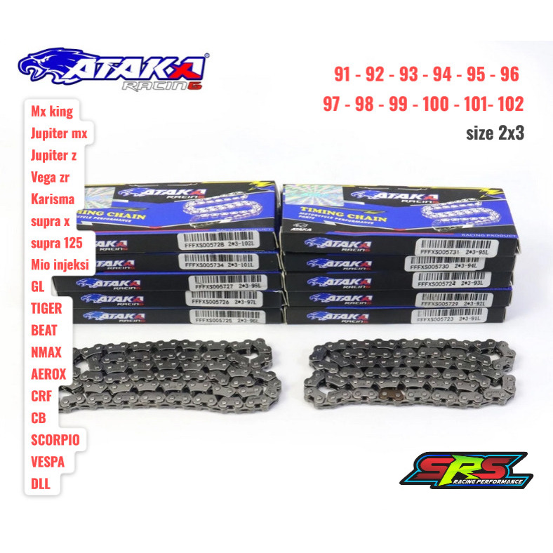 ATAKA RACING Rantai Keteng KAMPRAT UNIVERSAL 91 92 93 94 95 96 97 98 99 100 101 102