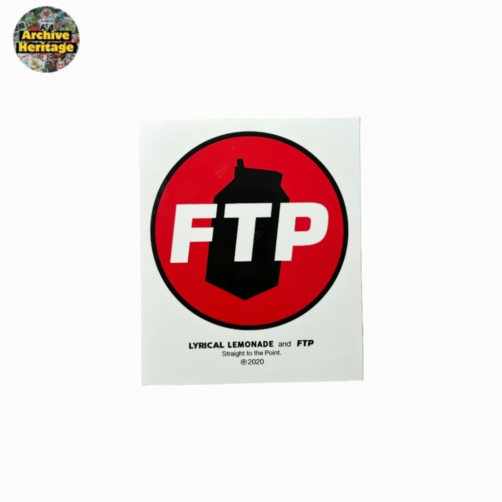 

sticker Lyrical Lemonade FTP F*ck The Population straight to the point streetwear stiker
