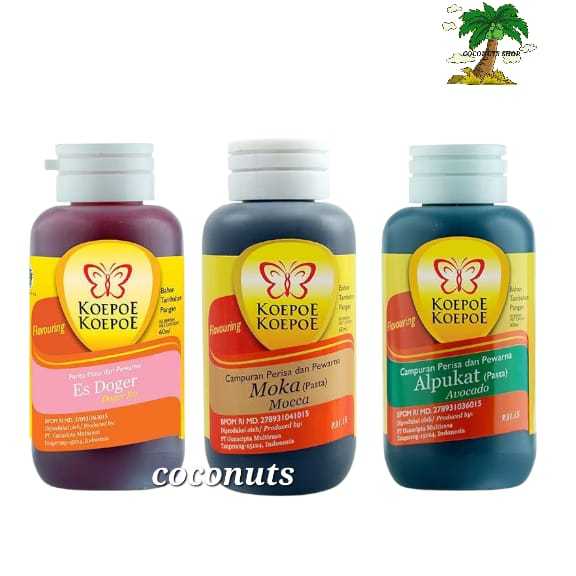 

Koepoe Koepoe Pasta Perisa Es Doger / Moka / Apukat Rasa Aroma Ekstrak 60 Ml
