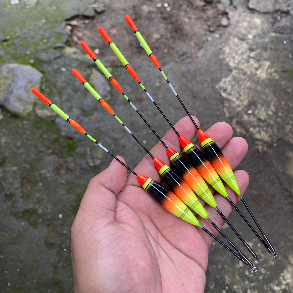 Pelampung Anti Badai Starlite 20CM Premium Warna Orange Hitam Tipe A2 | Pelampung Pancing Ikan Grosi