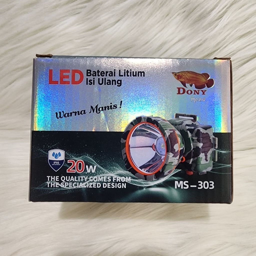 Senter Kepala Dony Army 20W MS-303