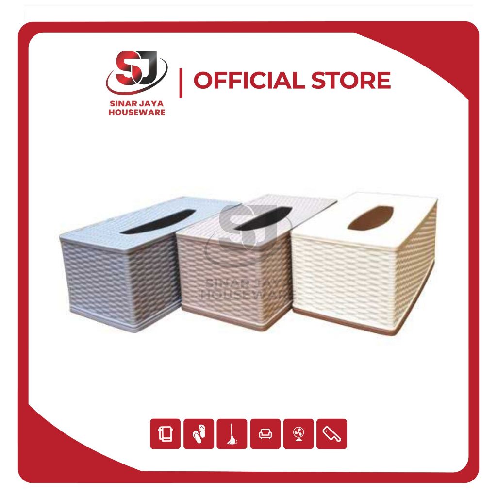 Tempat Tisu Segi Rotan Asvita 082