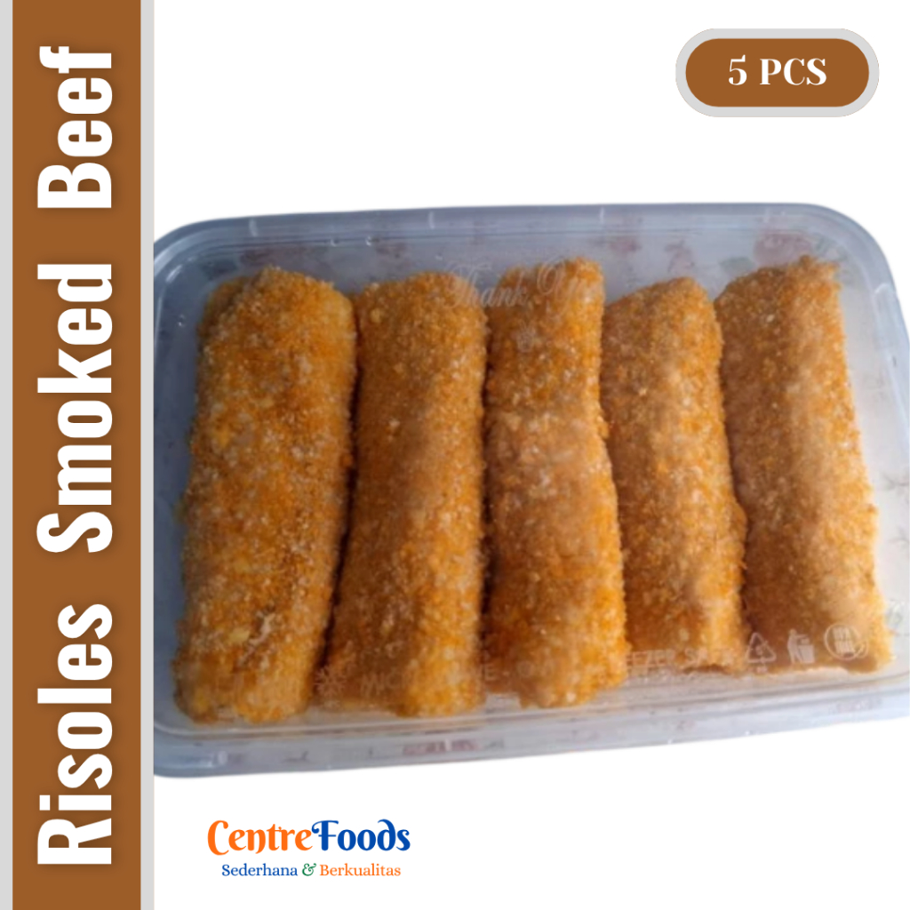 

Risol Daging Sapi - Risoles Smoked Beef HOMEMADE | Isi 5 Pcs - 500gr [ Harga Per BKS ]