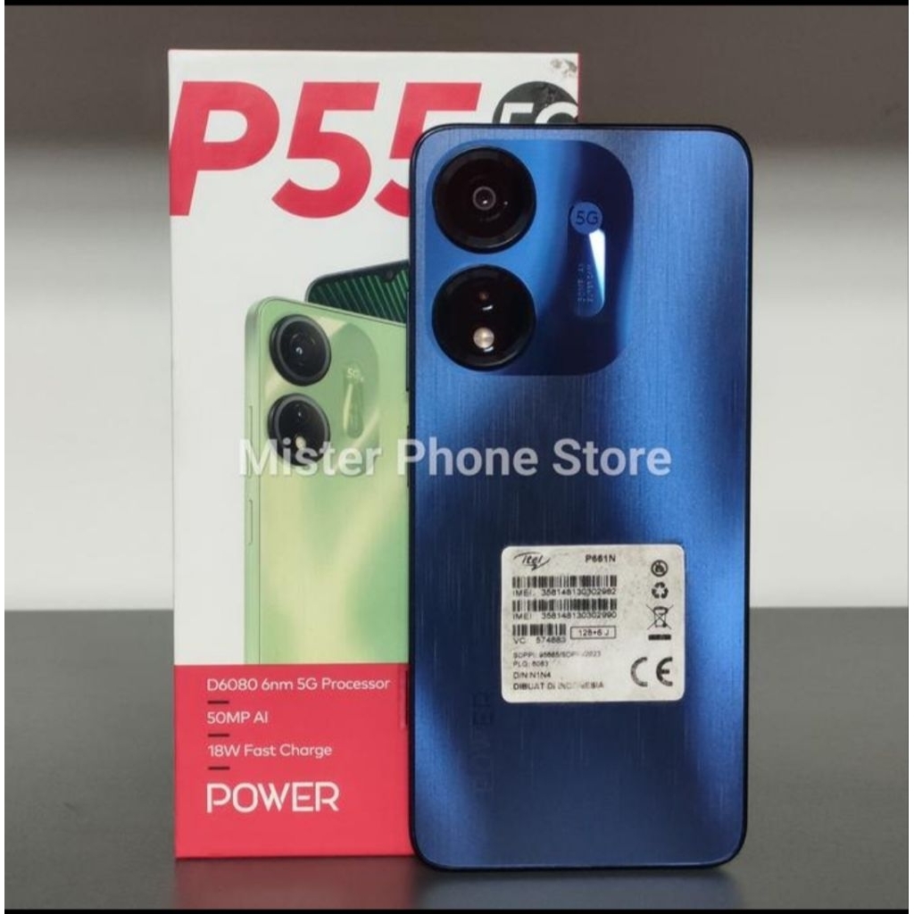 Itel P55 5G 6/128 GB Garansi Resmi Indonesia Second Bekas