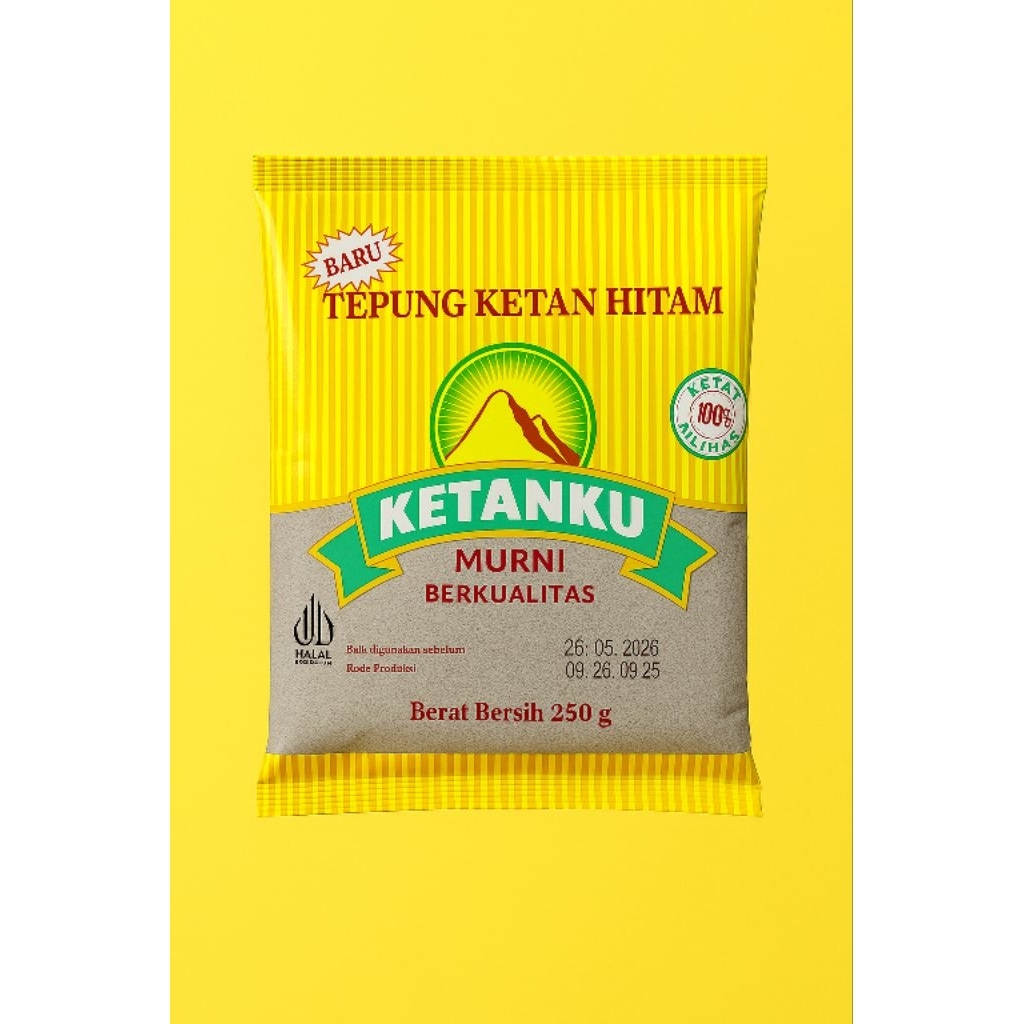 

Tepung Ketan Hitam Ketanku 250 gra.