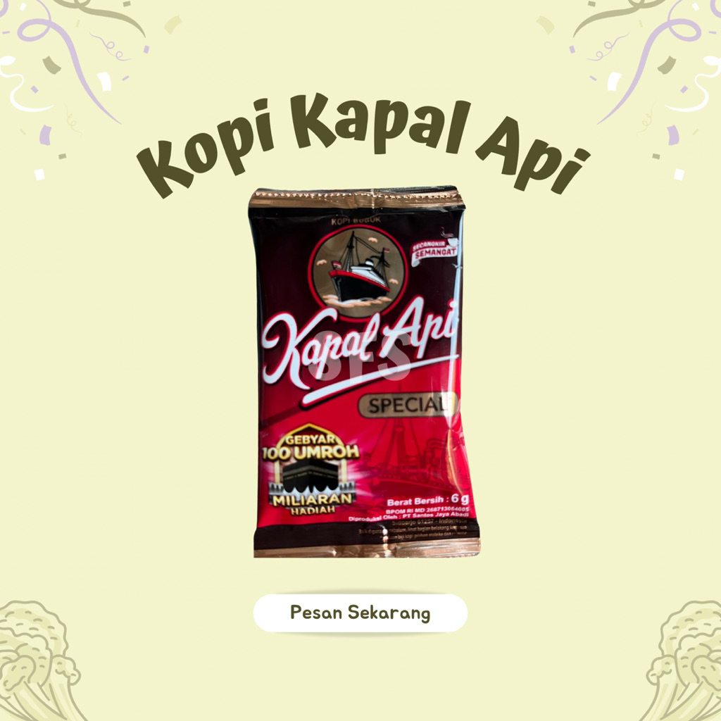 

kopi kapal api sachet - sayur fresh solo