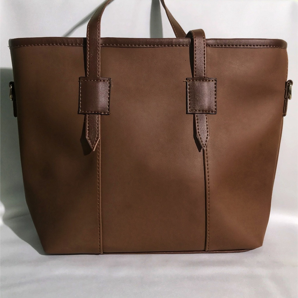SAVA BAG (BROWN / COKLAT) - TOTE BAG - TAS JINJING - TAS WANITA MURAH - TAS SELEMPANG - SLING BAG - 
