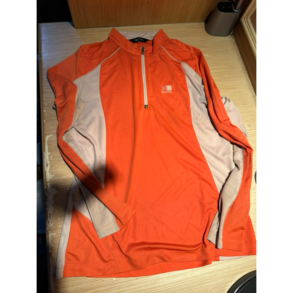 Kaos Karrimor Baselayer Orange Motif Kaos Gunung Outdoor Hiking Trekking Kaos Bersepeda Olahraga Ori