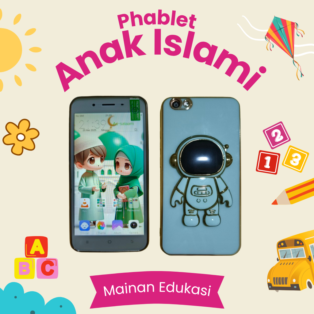 Phablet Anak Islami Mainan Edukasi HP Anak Islami Android Anak Belajar Belajar 5-11 Tahun HP Hafidz 