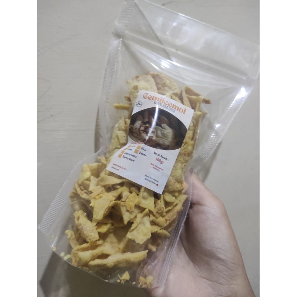 

Keripik Kulit Kebab Malang/Keripik Kebab Malang/Cemilan Ringan Malang/Snack Malang