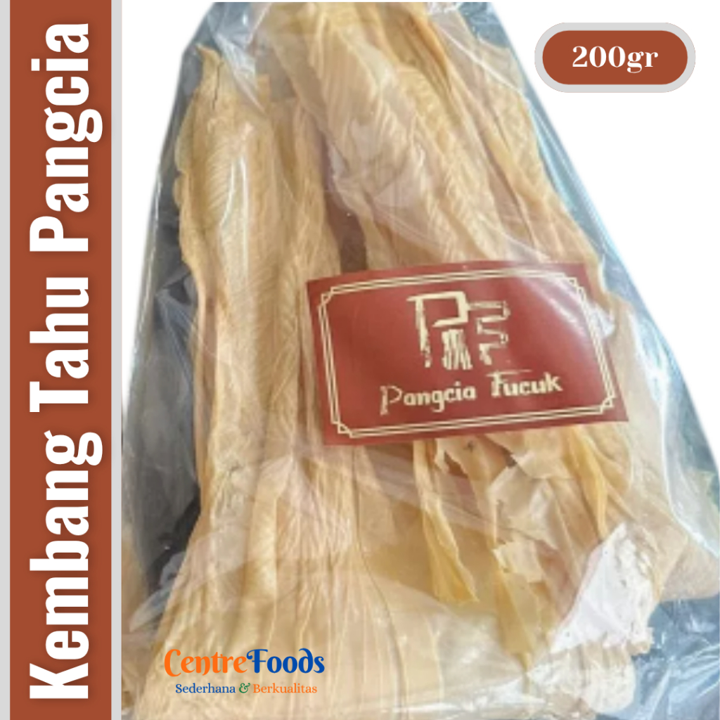

Kembang Tahu Pangcia Asli Bangka - Dried Bean Stick Special PANGCIA FUCUK | 100gr [ Harga Per BKS ]