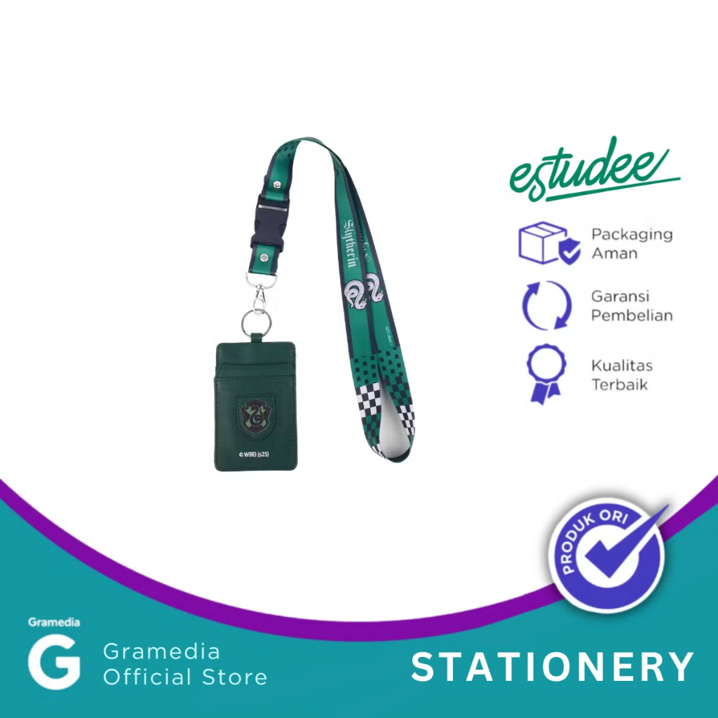

Gramedia Tunjungan : Estudee Mini Pouch + Lanyard Harry Potter Slytherin