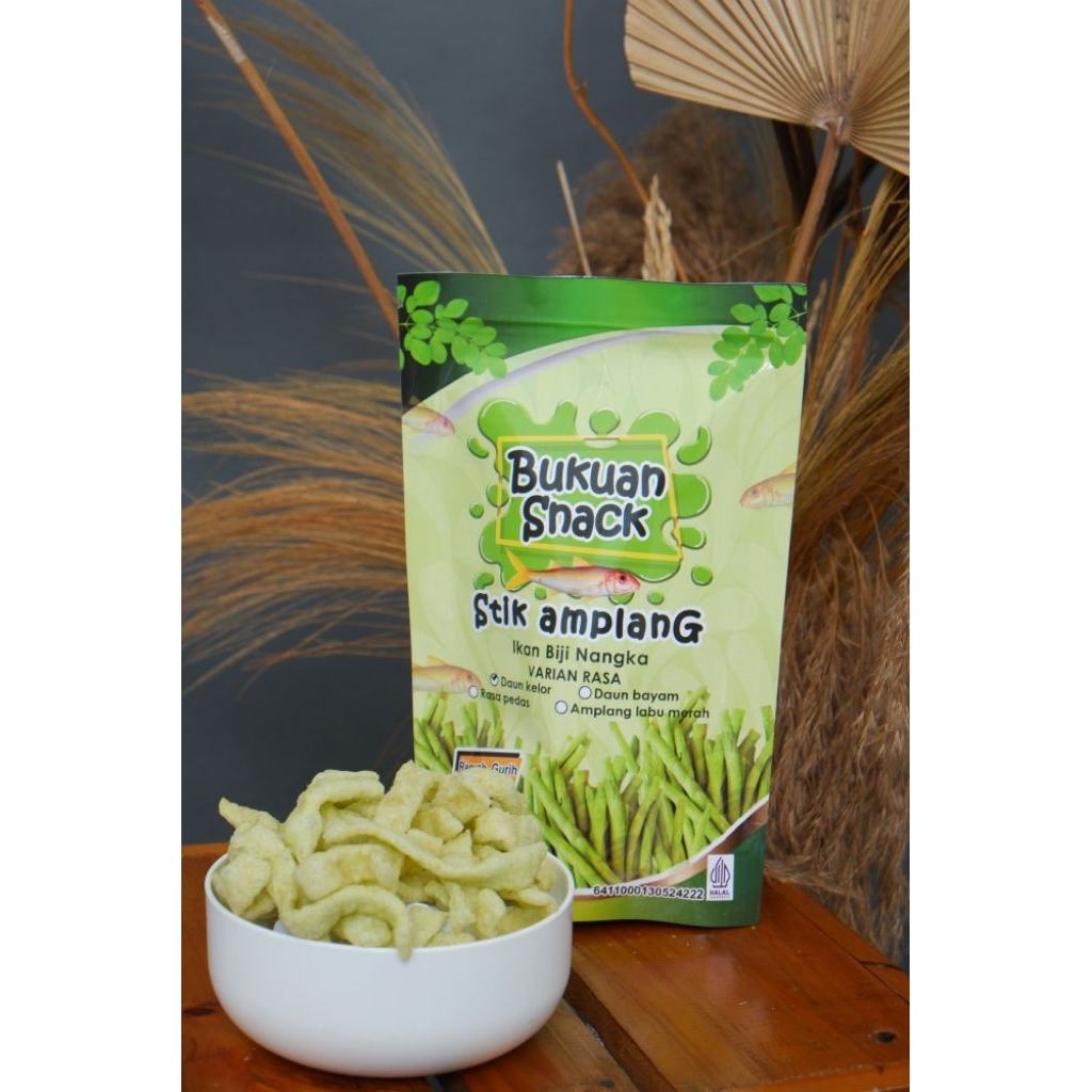 

Amplang Bukuan snack - Rasa Daun Kelor