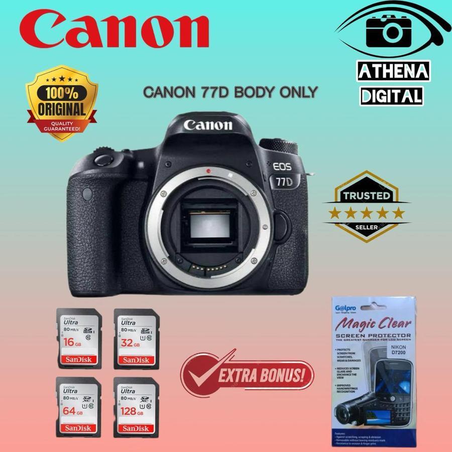 CANON EOS 77D BODY ONLY / CANON 77D BODY ONLY