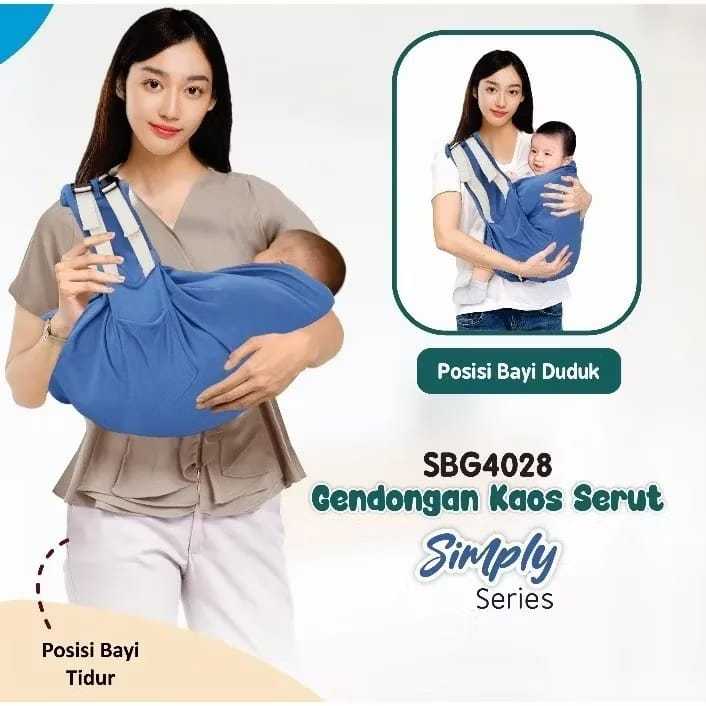 SNOBBY Gendongan Samping Kaos Serut Bayi/Baby Geos Simply SBG4028