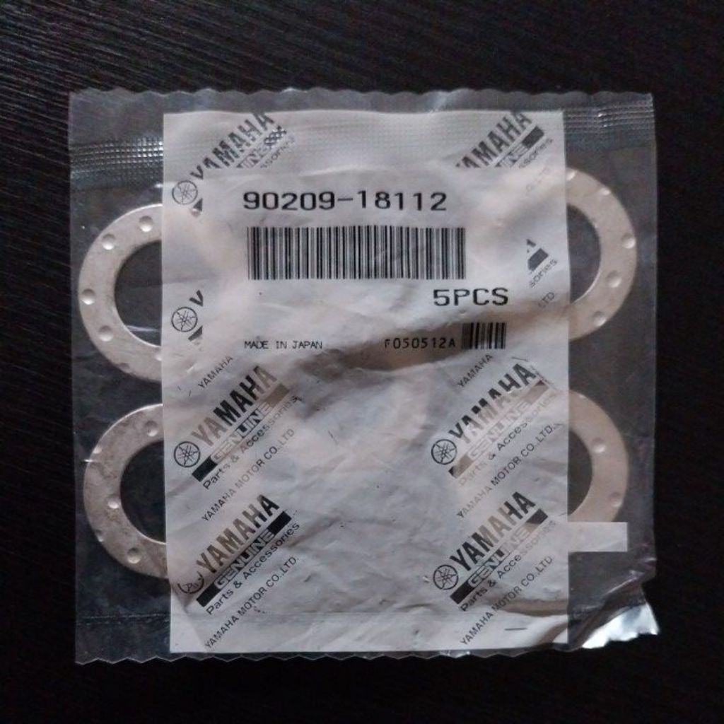 WASHER 90209-18112 (5 PCS) UNTUK MESIN TEMPEL YAMAHA 4PK 5PK 8PK 2TAK