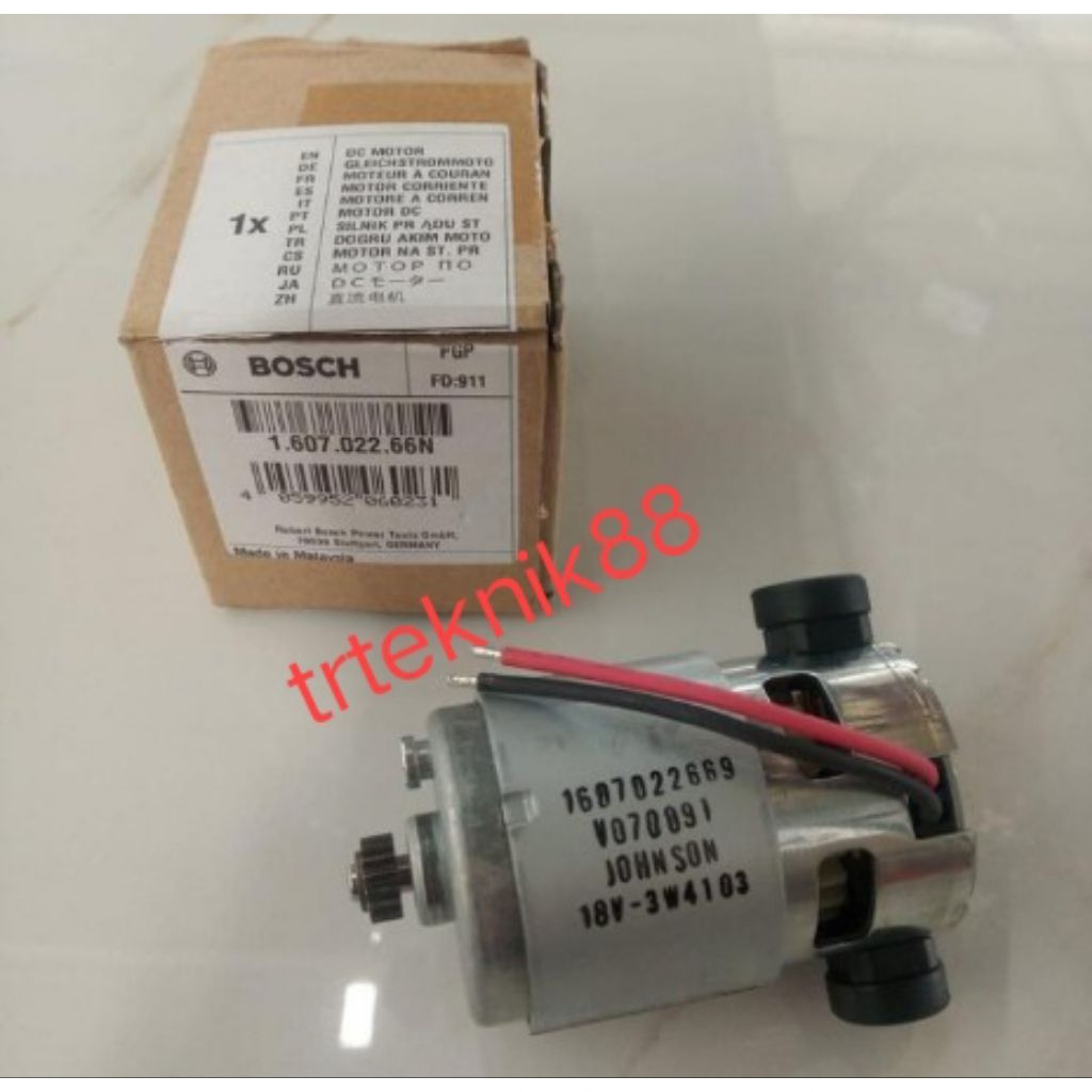 ORIGINAL DINAMO DC MESIN BOR CORDLESS  BOSCH GSB 180 Li atau GSR 180 Li