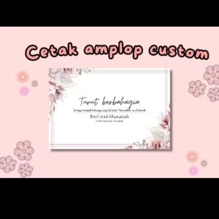

AMPLOP KONDANGAN CUSTOM