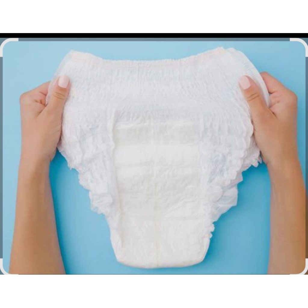 Popok dewasa tipe celana/perekat curah non kemasan size M L XL XXL isi 10