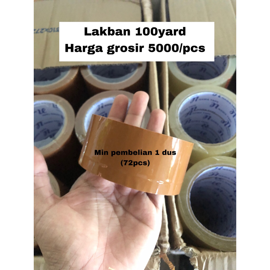 

LAKBAN BENING DAN COKLAT panjang 100yard lebar 45mm