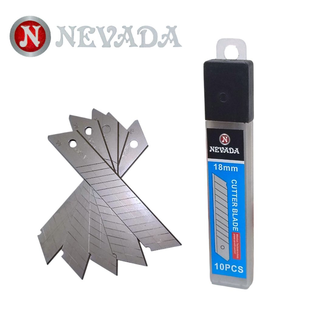 

( 10 Pcs ) Refill Isi Cutter Besar Nevada / Isi Ulang Cutter 18 mm 1 Tube