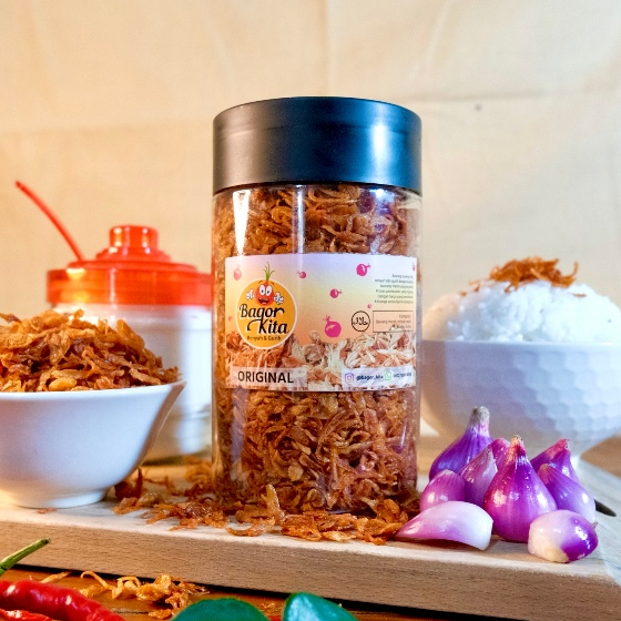 

Bawang Goreng Kita Original Tanpa Campuran Tepung Rasa Original Dan Pedas
