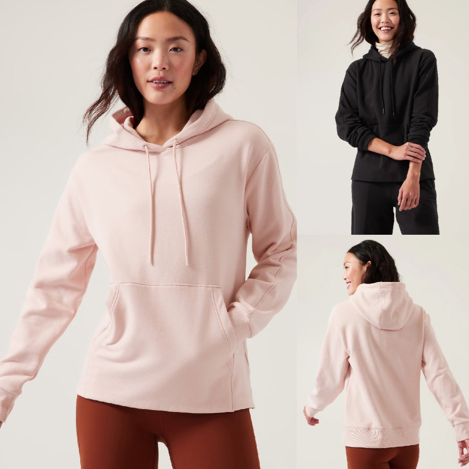 KODE M48W Sweatshirt Hoodie Athleta Wanita  Polos 3 Warna