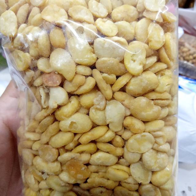 

Kacang Koro Kupas Original Asin 500gram- Broad Bean - Setengah Kilo - Koro Kupas Ori JAIPONG