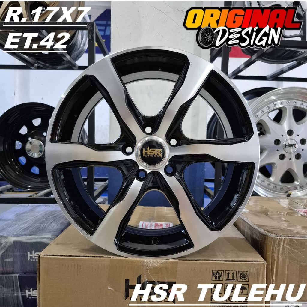 Pelek Mobil VENTURER, XPANDER, JUKE, XTRAIL, Ring 17 Lubang 5 Velg HSR TULEHU R17