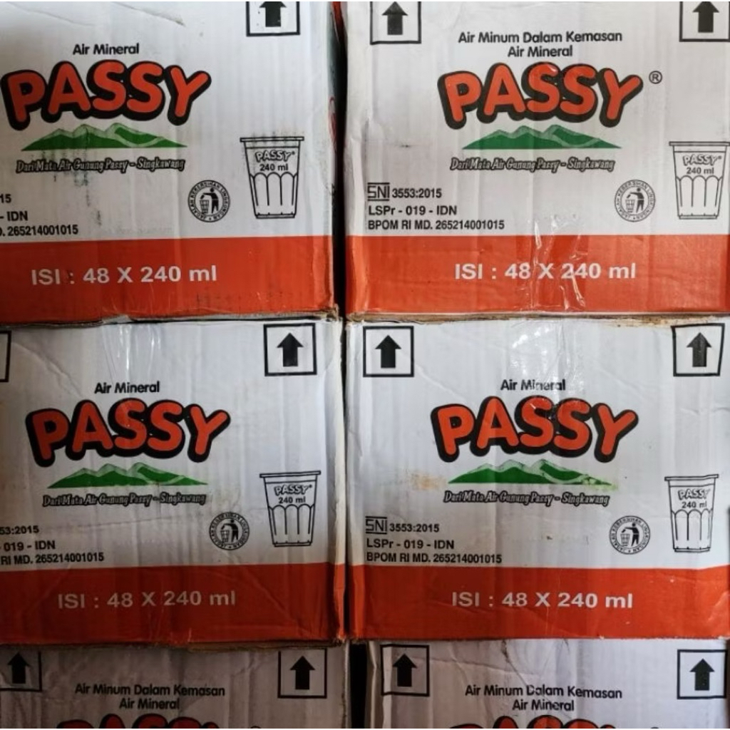 

Passy Air Mineral Gelas 220 ml 1 Karton isi 48 pcs