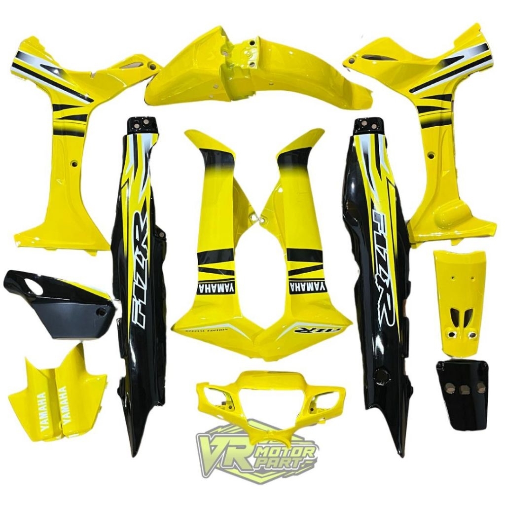 BODY FIZ R FULL SET HALUS KUNING HITAM